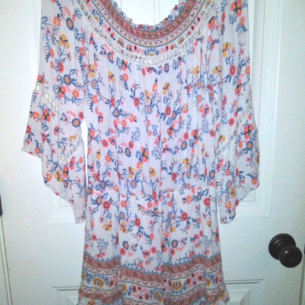 Floral Shorts romper